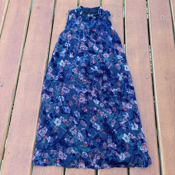 Tommy Hilfiger Blue Floral Casual Dress - Picture 1 of 5